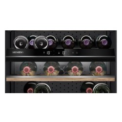 Einbau-Weinkühlschrank Siemens KU21WAHG0 für 44 Flaschen 82x60x58cm 120 Liter