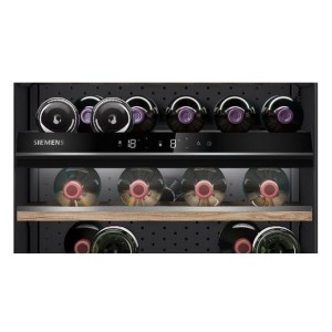 Einbau-Weinkühlschrank Siemens KU21WAHG0 für 44 Flaschen 82x60x58cm 120 Liter