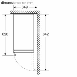 Einbau-Weinkühlschrank Balay 3WUF073B für 21 Flaschen 82x30x57 cm