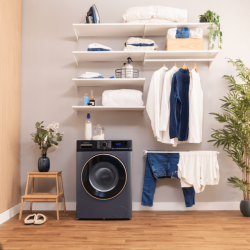 Lavadora Cecotec Bolero DressCode 7610 Inverter Ice Blue A 7 Kg de Capacidad