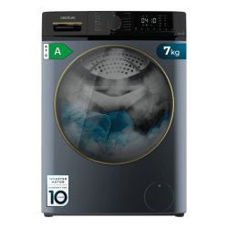 Lavadora Cecotec Bolero DressCode 7610 Inverter Ice Blue A 7 Kg de Capacidad