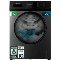 Lavadora Cecotec Bolero DressCode 7410 Inverter Steel A 7 Kg de Capacidad