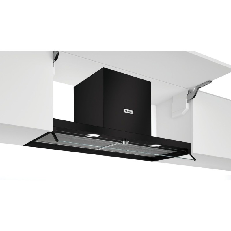 Dekorative Einbau-Dunstabzugshaube Balay 3BD866MN Schwarz 60cm
