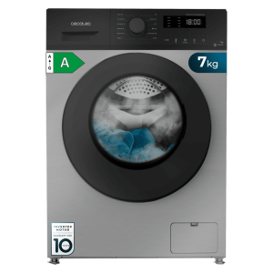 Lavadora Cecotec Bolero DressCode 7150 Inverter Steel A 7 Kg de Capacidad
