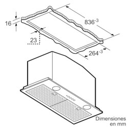 Campana Grupo Filtrante Balay 3BF859XP Acero Inox 86cm