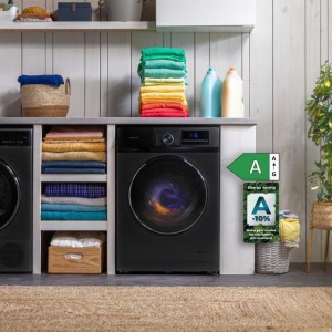 Lavadora Cecotec Bolero DressCode 7500 Inverter Steel A 7 Kg de Capacidad