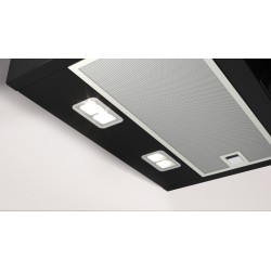 Campana Extractora Decorativa Inclinada Balay 3BC587GNH Cristal Negro 80cm