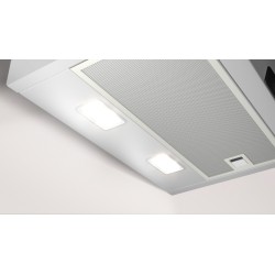 Campana Extractora Decorativa Inclinada Balay 3BC587GBH Cristal Blanco 80cm