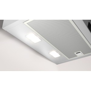 Campana Extractora Decorativa Inclinada Balay 3BC587GBH Cristal Blanco 80cm