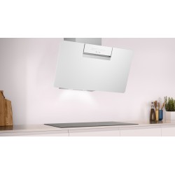 Campana Extractora Decorativa Inclinada Balay 3BC587GBH Cristal Blanco 80cm