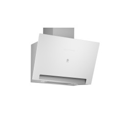 Campana Extractora Decorativa Inclinada Balay 3BC587LB Cristal Blanco 80cm