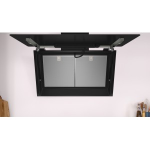 Campana Extractora Decorativa Inclinada Balay 3BC599AN Cristal Negro 90cm