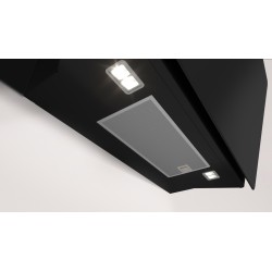 Dunstabzugshaube Balay 3BC599AN Dekorative Kopffreihaube Schwarzes Glas 90 cm