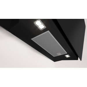 Campana Extractora Decorativa Inclinada Balay 3BC599AN Cristal Negro 90cm