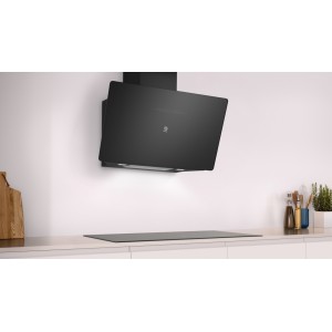 Dunstabzugshaube Balay 3BC599AN Dekorative Kopffreihaube Schwarzes Glas 90 cm