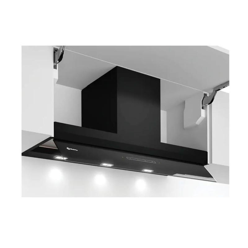 Dunstabzugshaube Balay 3BD997GN Integrierbar dekorative Schwarzes Glas 90 cm
