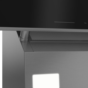 Schräge dekorative Dunstabzugshaube Beko BHCA66641BBHS Black Crystal 60cm