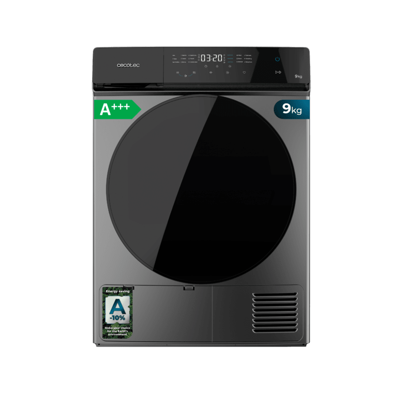 Secadora Cecotec Bolero DressCode Dry 9400 Steel 9 Kg de Capacidad Secadora Cecotec Bolero DressCode Dry 9400 Steel 9 Kg de Capacidad