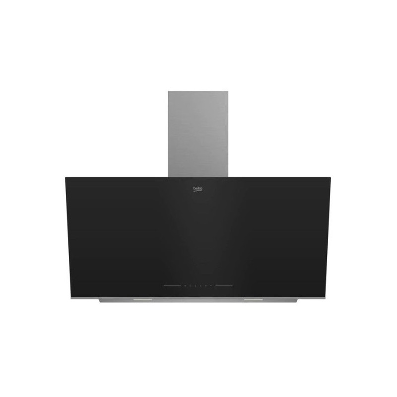 Schräge dekorative Dunstabzugshaube Beko BHCA96641BBHS Black Crystal 90cm Schräge dekorative Dunstabzugshaube Beko BHCA96641BBHS Black Crystal 90cm