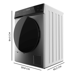 Secadora Cecotec Bolero DressCode Dry 8400 Steel 8 Kg de Capacidad