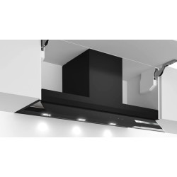 Dekorative Einbau-Dunstabzugshaube Bosch DBB97AM60 Schwarzes Glas 90cm