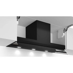 Dekorative Einbau-Dunstabzugshaube Bosch DBB97AM60 Schwarzes Glas 90cm