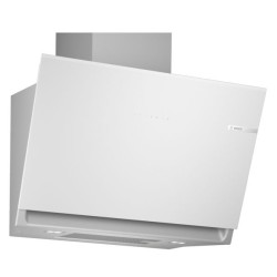 Dekorative schräge Dunstabzugshaube Bosch DWK81AN20 Weißes Glas 80cm