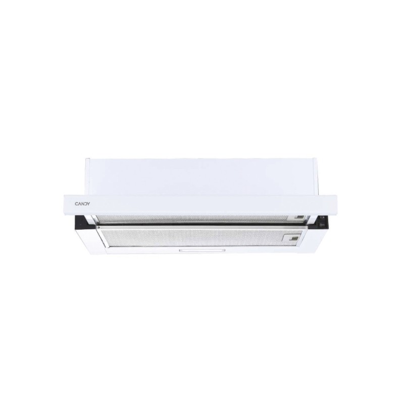 Campana Extractora Telescópica Extraible Candy CBT6252W1 Blanco 60cm Campana Extractora Telescópica Extraible Candy CBT6252W1 Blanco 60cm