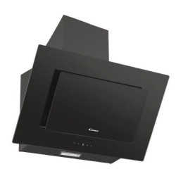 Dunstabzugshaube Dekorativ geneigt Bosch DWK81AN60 schwarzem Glas 80cm