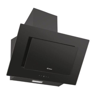 Dunstabzugshaube Dekorativ geneigt Bosch DWK81AN60 schwarzem Glas 80cm