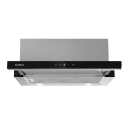 Herausziehbare Teleskop-Dunstabzugshaube Corbero ANETO660X Edelstahl/Schwarz 60cm