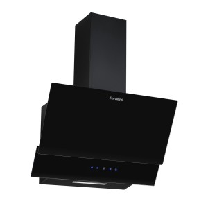 Campana Extractora Decorativa Inclinada Corberó VICTORIA400FNB Cristal Negro 60cm