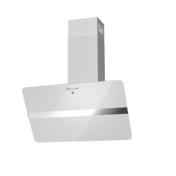 Dekorative schräge Dunstabzugshaube Corbero VICTORIA760W Weißes Glas 70cm