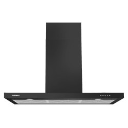 Horizontale dekorative Dunstabzugshaube Corbero VOSTOK960B Schwarz 90cm