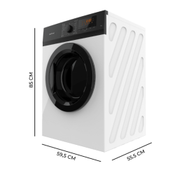 Secadora Cecotec Bolero DressCode Dry 7200V Blanca 7 Kg de Capacidad