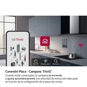 Campana Extractora Decorativa LG HCEZ3626S Acero Inox 90cm