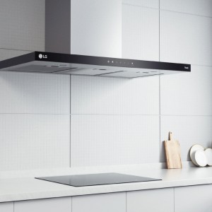 Dekorative Dunstabzugshaube LG HCEZ3626S Edelstahl 90cm