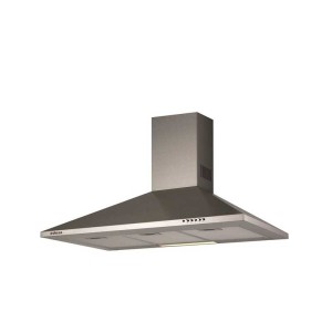 Dunstabzugshaube Dekorativ Edesa ECP9411X Stahl Inox 90cm
