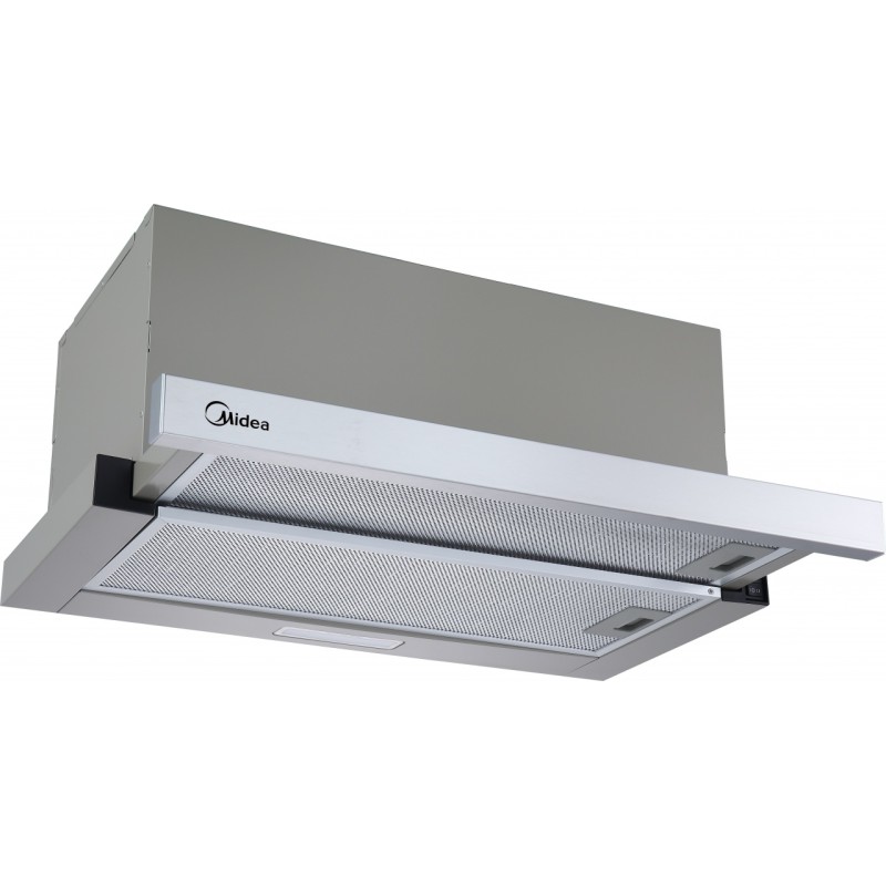 Ausziehbare teleskopische Dunstabzugshaube Midea MH60T2200XES Edelstahl 59,5cm