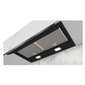 Dunstabzugshaube Decorativa Siemens LJ67BAM60 schwarzes Glas 60cm