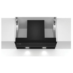 Dunstabzugshaube Decorativa Siemens LJ67BAM60 schwarzes Glas 60cm