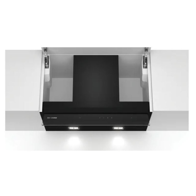 Dunstabzugshaube Decorativa Siemens LJ67BAM60 schwarzes Glas 60cm Dunstabzugshaube Decorativa Siemens LJ67BAM60 schwarzes Glas 60cm