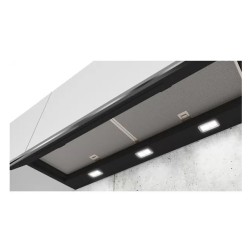Dunstabzugshaube Dekorativ Integriert Siemens LJ97BAM60 schwarzem Glas 90cm