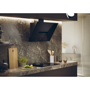 Campana Extractora Decorativa Inclinada Haier HADG9CBS4BWIFI Negro 90cm