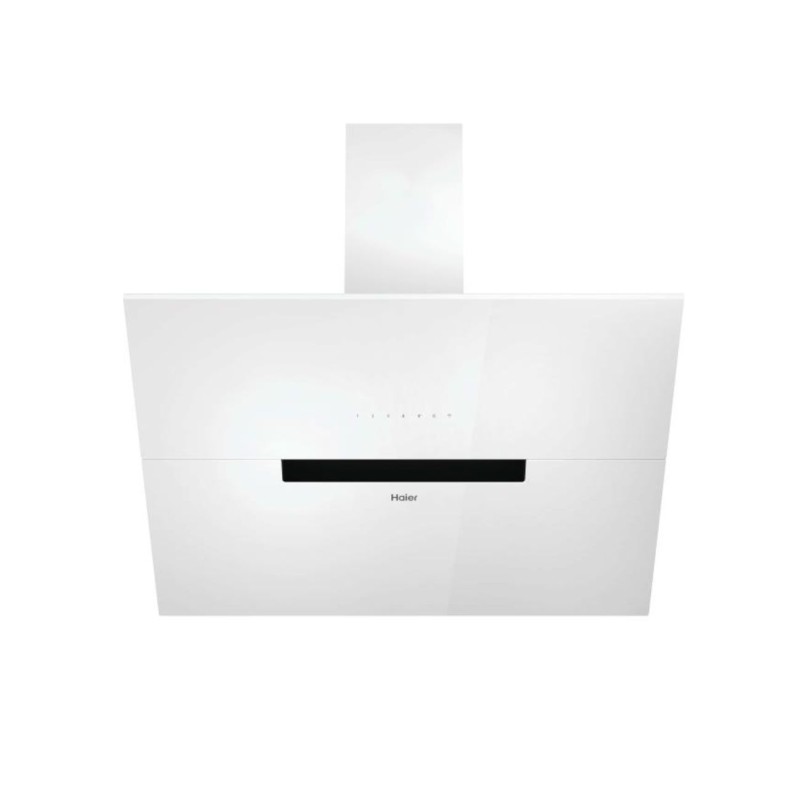 Dekorative, geneigte Dunstabzugshaube Haier HADG9CBS4WWIFI Weiß 90cm