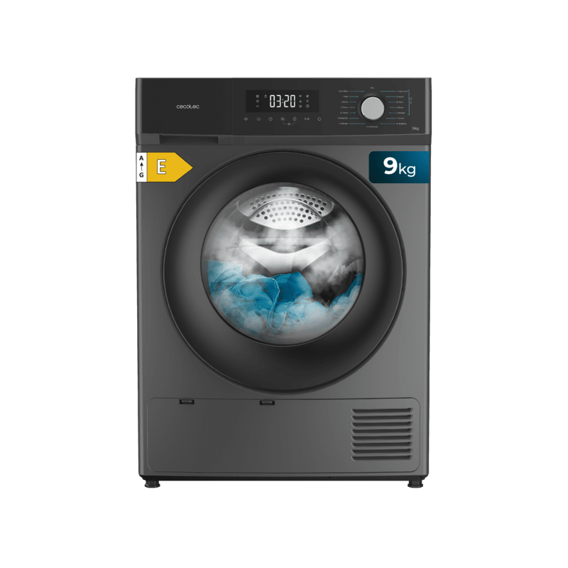 Secadora Cecotec Bolero Dresscode Dry 9330 Steel 9 Kg de Capacidad Secadora Cecotec Bolero Dresscode Dry 9330 Steel 9 Kg de Capacidad