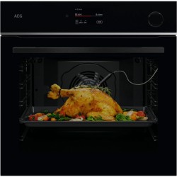 Horno Pirolítico Multifunción con Vapor AEG TR7PB73FSB 72 Litros de Capacidad Negro