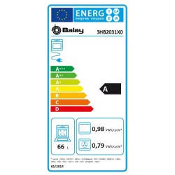 Horno Multifunción Balay 3HB2031X0 66 Litros de Capacidad