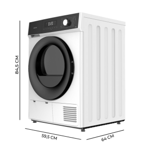 Secadora Cecotec Bolero Dresscode Dry 8330 Blanca 8 Kg de Capacidad