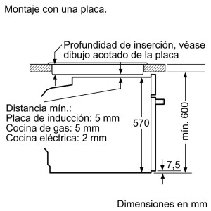 Multifunktionsofen Balay 3HB4841X3 71 Liter Fassungsvermögen Schwarzes Glas/Edelstahl mit Pyrolyse und Aqualisis